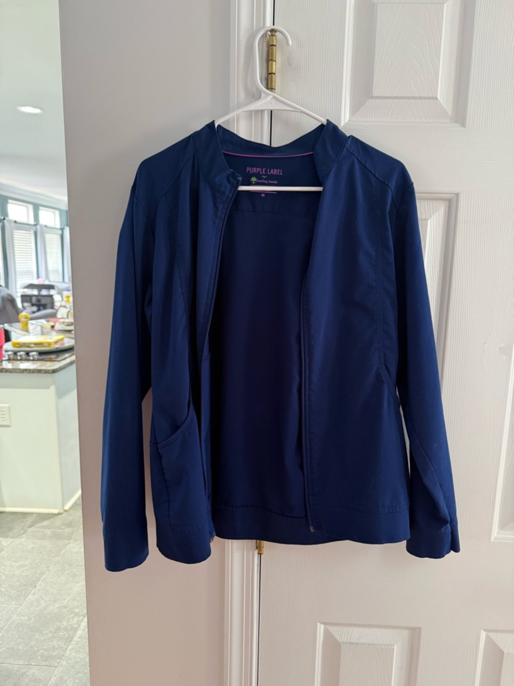 healing hands Purple Label Navy Bomber Jacket